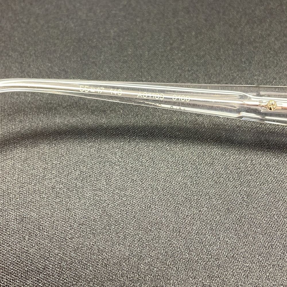 Alain Mikli A01103 Glasses Crystal frame with Case and Cleaning Wipes - Picture 9 of 10